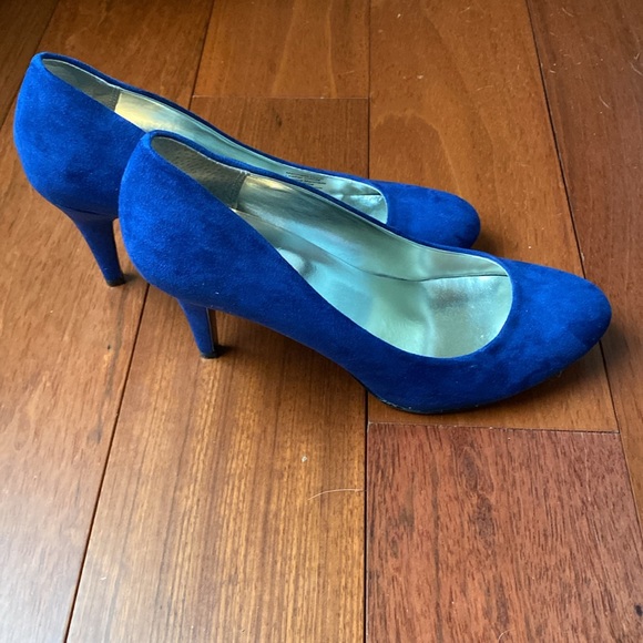 Style&co Blue Velvet heels - Picture 4 of 4